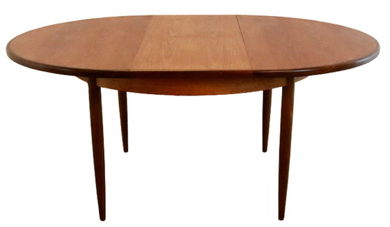 Image 1 of Tavolo da pranzo rotondo estensibile G-Plan, vintage 'Breadsell'