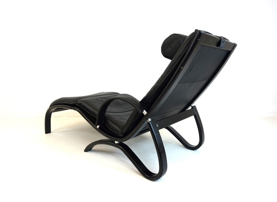 Image 1 of Poltrona in pelle Nelo Sweden con pouf