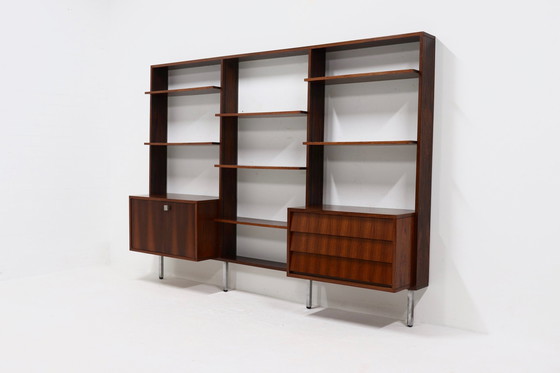 Image 1 of Rosewood Wall Unit by Alfred Hendrickx for Belform Belgium 1960s