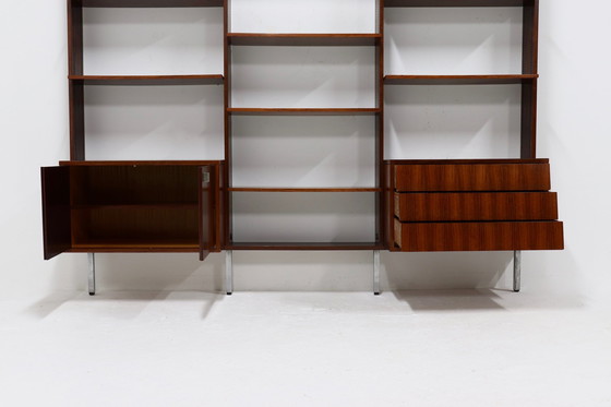 Image 1 of Rosewood Wall Unit by Alfred Hendrickx for Belform Belgium 1960s