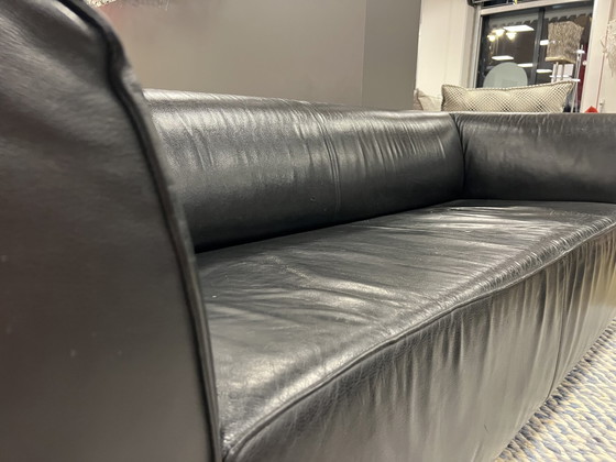 Image 1 of Gelderland 4800 2.5 seater sofa black leather