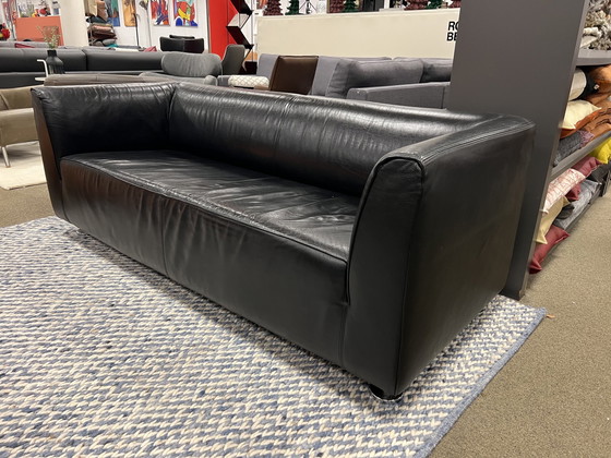 Image 1 of Gelderland 4800 2.5 seater sofa black leather