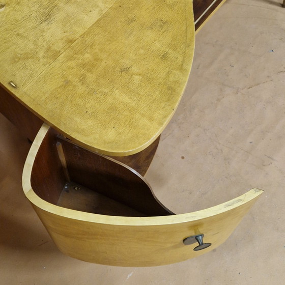 Image 1 of Mid century vanity desk with mirror, 1950s