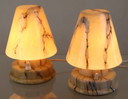 2x lampe de table vintage