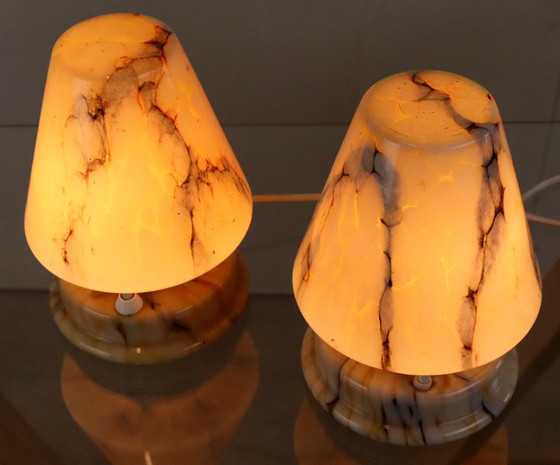 Image 1 of 2x vintage table lamp