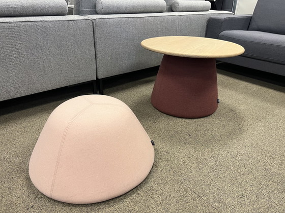 Image 1 of 2x Artifort Terp table & Pouf