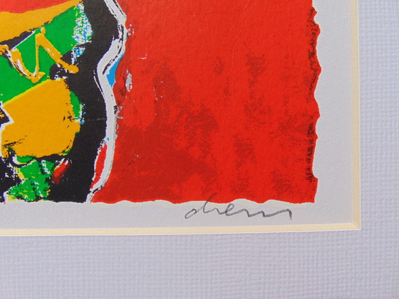 Image 1 of Peter Diem - Vache rouge lithographie