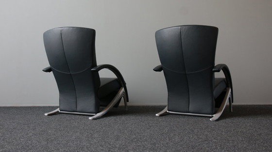 Image 1 of 2x Rolf Benz armchairs