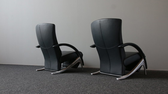 Image 1 of 2x Rolf Benz armchairs