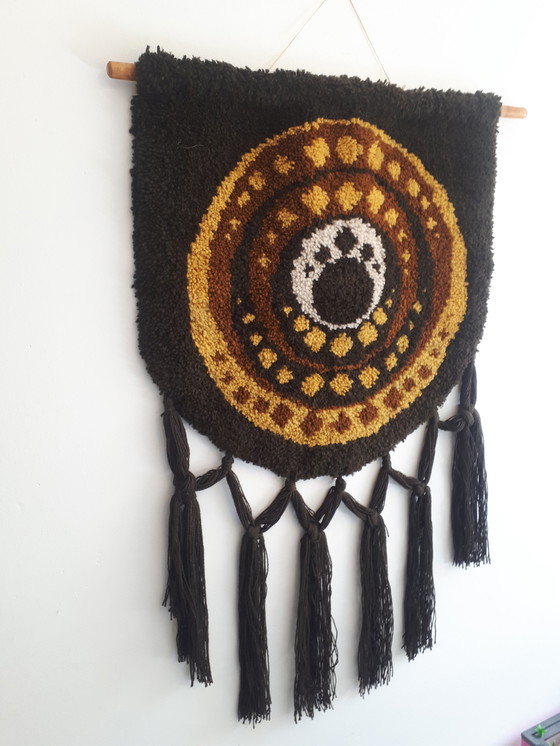 Image 1 of Arazzo da parete in lana vintage XXL anni '70