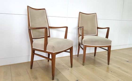 Image 1 of 2x Mid Century fauteuils