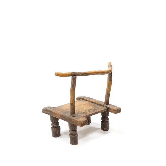 Image 1 of BAOULE tribal art chair Africa Ivory Coast