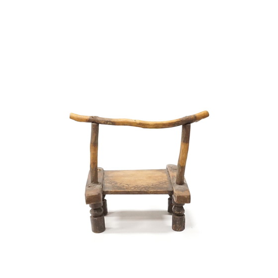 Image 1 of BAOULE tribal art chair Africa Ivory Coast