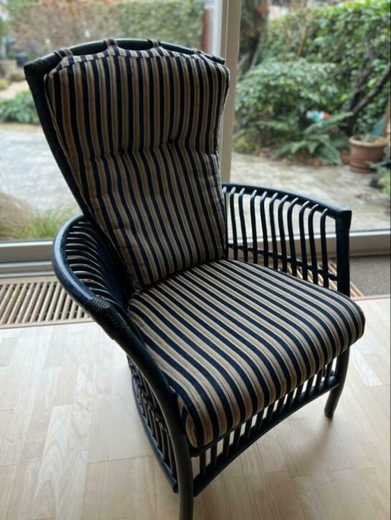 Image 1 of Rotan armchair from Flechtatelier Schütz