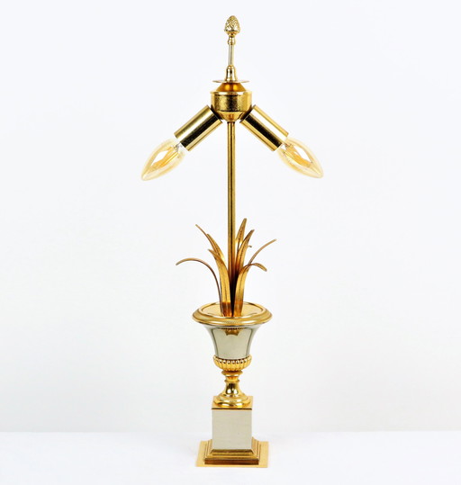 Palm D'Or SA Boulanger Palm Tree Lamp Hollywood Regency 1970's