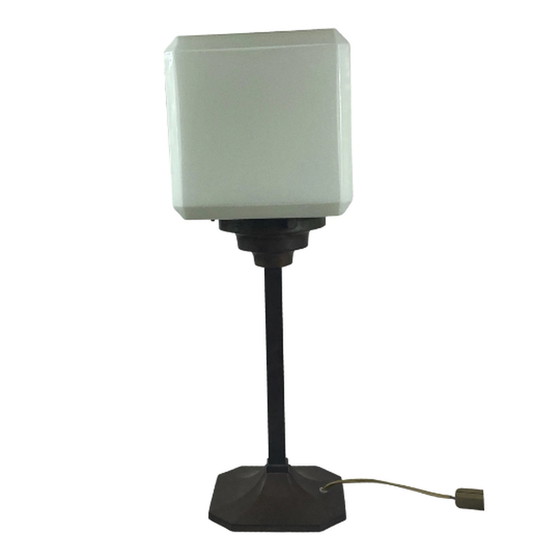 Image 1 of Vitnage table lamp with opaline glass