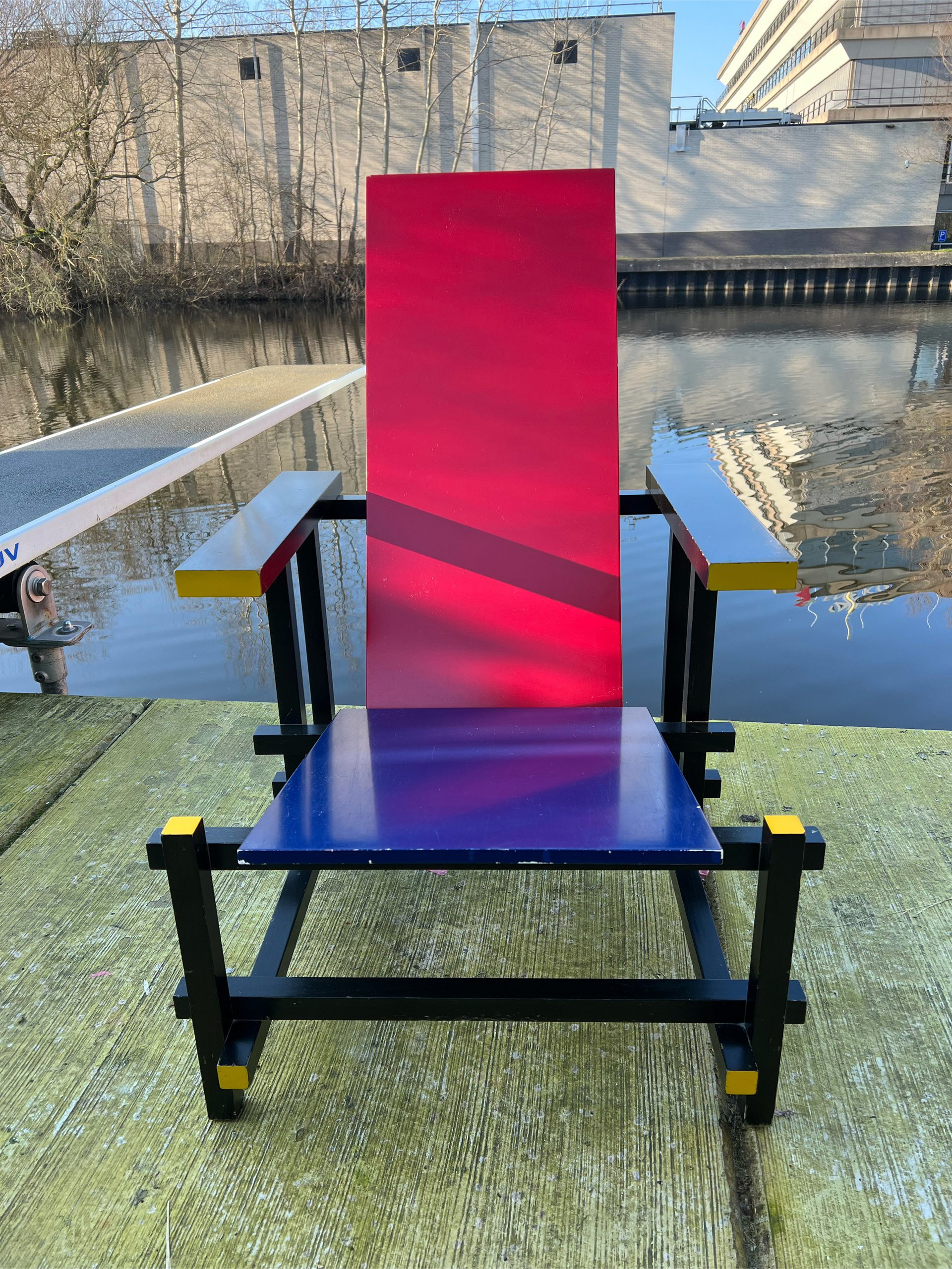 Red and blue online rietveld