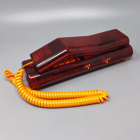 Image 1 of Vintage Swatch Twin Phone "Deluxe" With The Original Box. Memphis Style