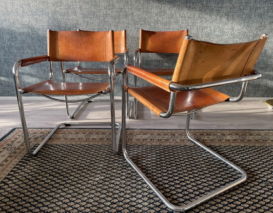 Image 1 of 4x Bulthaup by Mart Stam dining chair