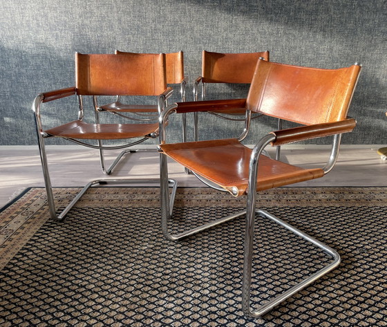 Image 1 of 4x Bulthaup by Mart Stam dining chair