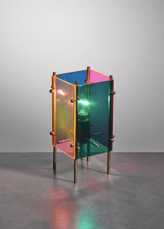 Image 1 of Vintage Angelo Lelii table lamp for Arredoluce