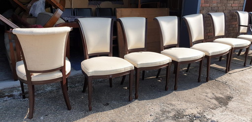 7x classic mahogany dining room chairs