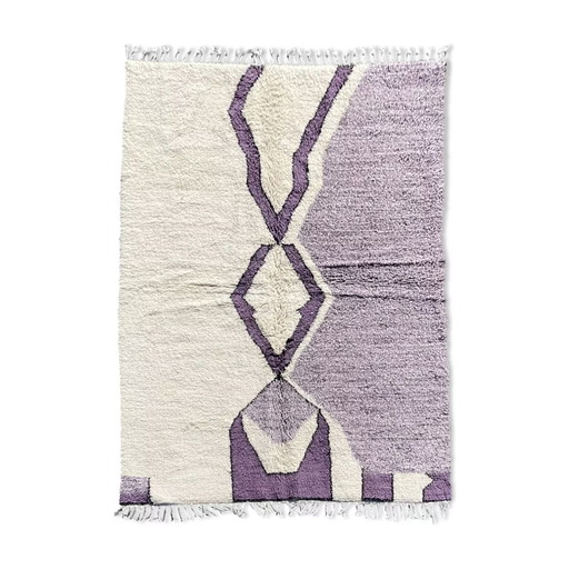 Purple Modern Handmade Moroccan Rug, 170x260 cm 