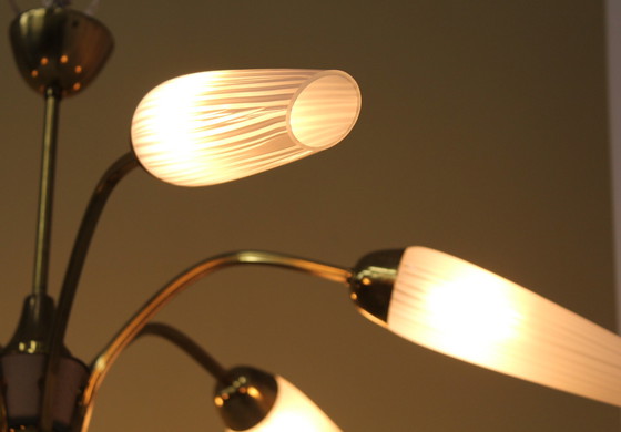 Image 1 of Lampada a sospensione vintage, 6 bracci, anni '60/'70