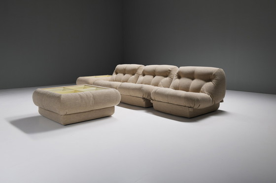 Image 1 of Superbe ensemble Nuvolone Vintage en bouclé par Rino Maturi pour MiMo Padova Italie