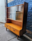 Vintage display cabinet/bookcase, 1960s