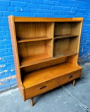 Vintage display cabinet/bookcase, 1960s