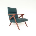 Poltrona vintage design danese di metà secolo