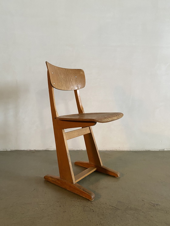 Image 1 of Casala wooden children's desk with matching chair, Germany