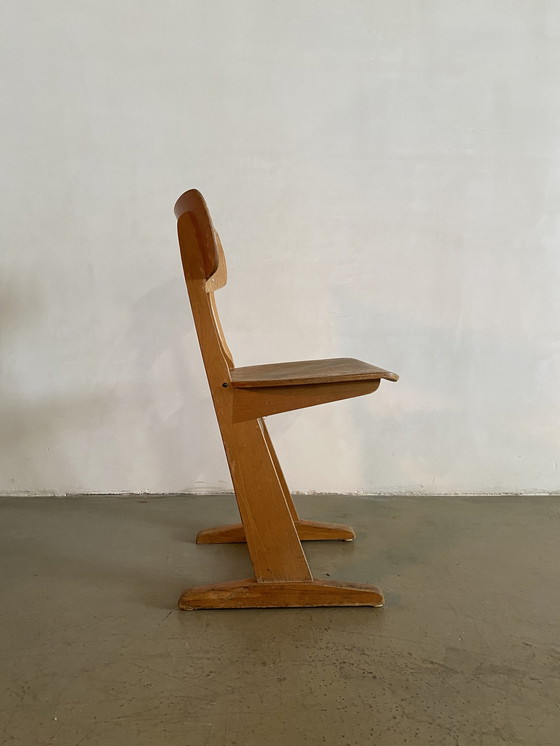 Image 1 of Casala wooden children's desk with matching chair, Germany