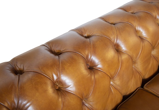 Image 1 of Chesterfield XL 4 zits bank Cognac