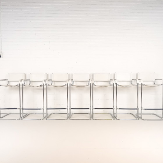 Image 1 of 4x vintage Bauhaus bar stool