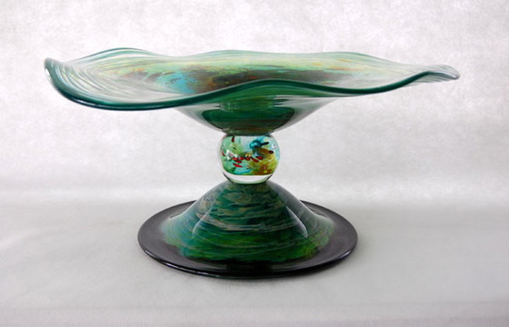 Image 1 of Richard Rooze Ophelia, Platter on Stand