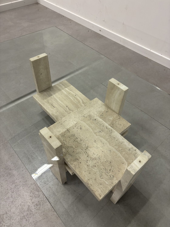 Image 1 of Travertine Coffeetable