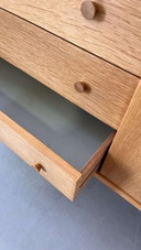 Vintage Danish oak sideboard
