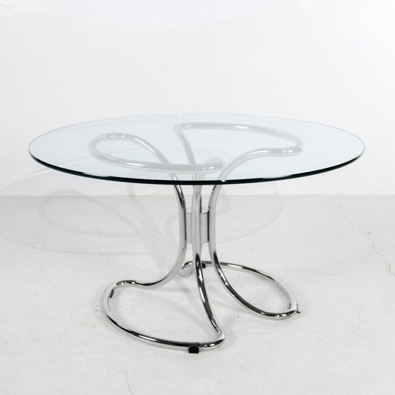 Image 1 of Rima Italy glass dining table by Gastone Rinaldi