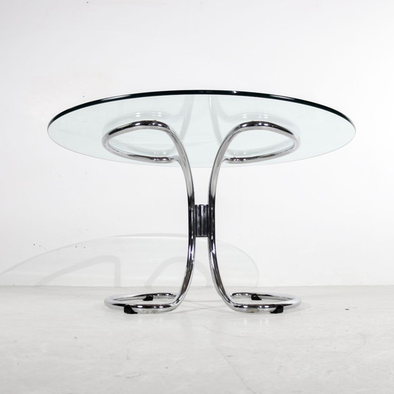 Image 1 of Rima Italy glass dining table by Gastone Rinaldi