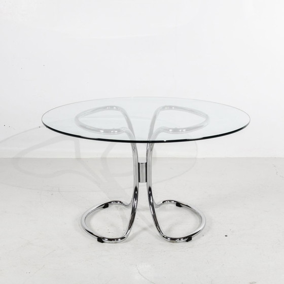 Image 1 of Rima Italy glass dining table by Gastone Rinaldi