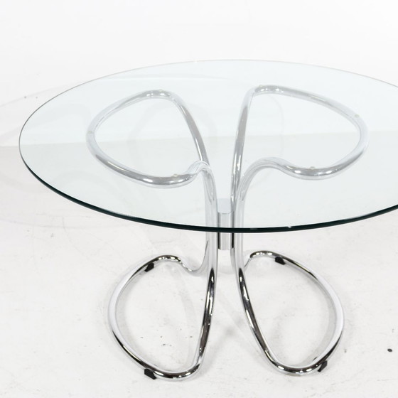 Image 1 of Rima Italy glass dining table by Gastone Rinaldi