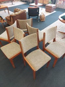 6x vintage dining room chair teak