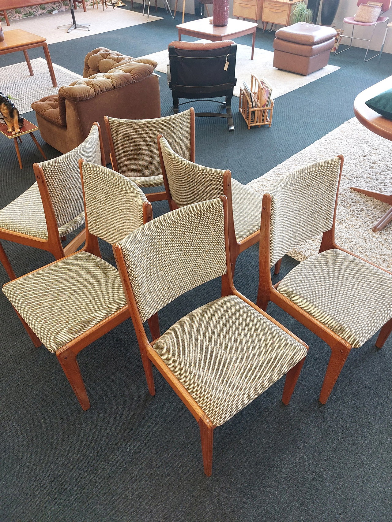 6x vintage dining room chair teak | €699 | Whoppah