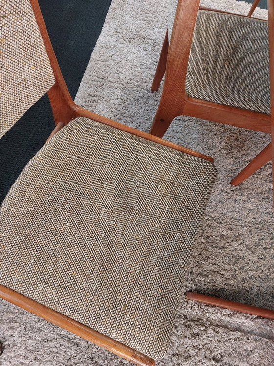 Image 1 of 6x vintage dining room chair teak