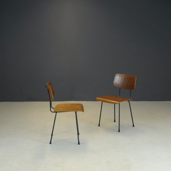 Image 1 of 2 chaises Gispen 1262 d'André Cordemeijer