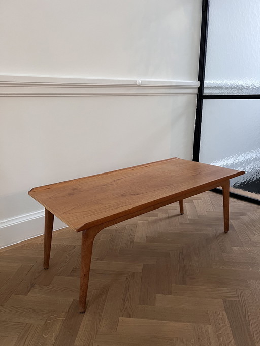 Bovenkamp Wooden Coffee Table by Arold Madsen and Henry Schubell