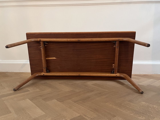 Image 1 of Bovenkamp Wooden Coffee Table by Arold Madsen and Henry Schubell