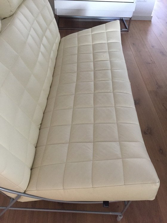 Image 1 of Leolux volare 2-seater sofa cream white / cream